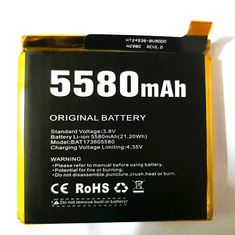 

5580mAh Hight capacity Battery for DoogeeS60 Lite High Quality mobile phone Battery For Doogee S60 with Repair Tools