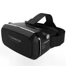 VR SHINECON Mobile Cinema Game Helmet Brings HiFi Headset3d VR Virtual Reality Headset Movie DVD