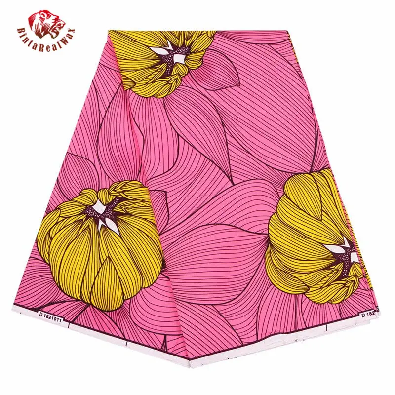 

Ankara Polyester Wax Prints Fabric new Hollandais Wax High Quality 6 yards 2017 African Fabric for Party Dress FP6134
