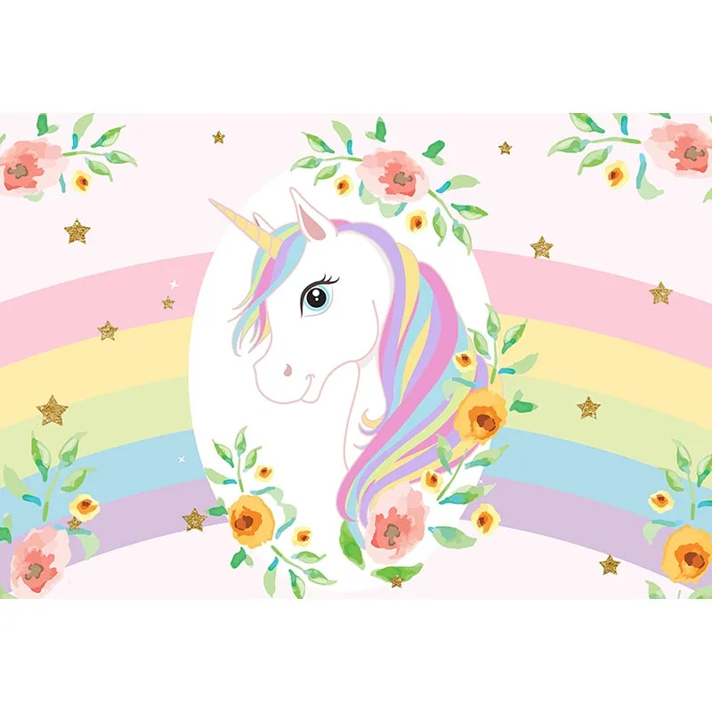 Vinyl Backgrounds Unicorn Photography backdrops Newborn Baby Shower ...