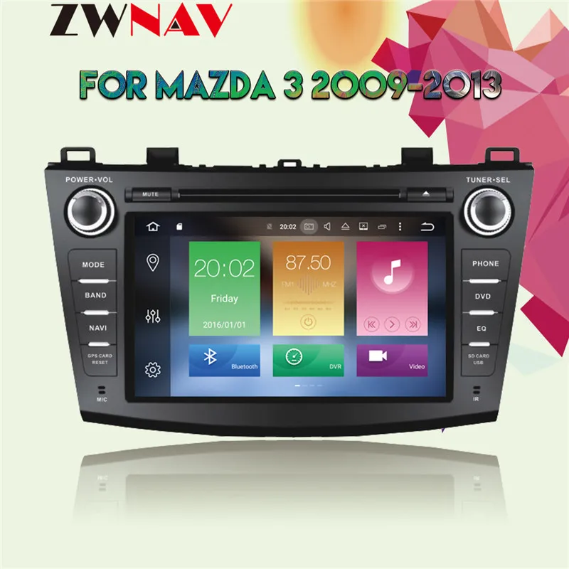 Sale 8 inch Eight Core Android 8.0 7.1 Car DVD Player GPS Navi For Mazda 3 Axela 2009-2013 RAM 4GB ROM 32 GB Stereo Recorder Satnav 14