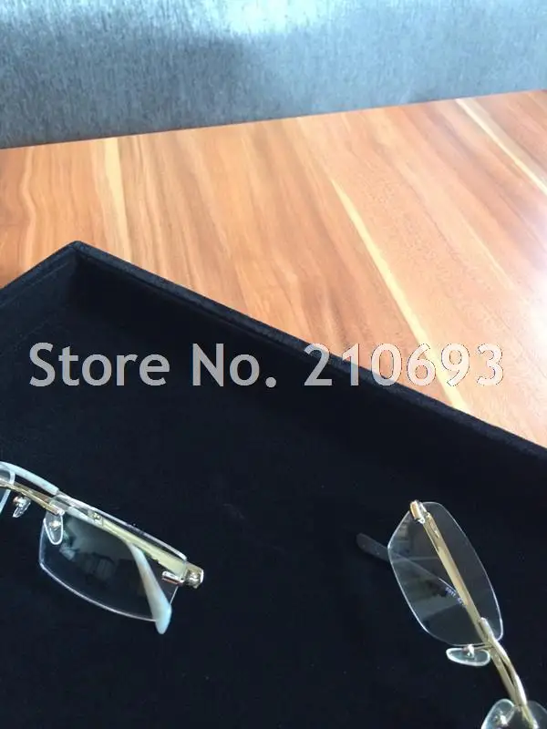 Черный плоским байки очков очки часы ювелирные изделия Солнцезащитные очки для женщин Дисплей случае ящик для хранения лоток jb1001