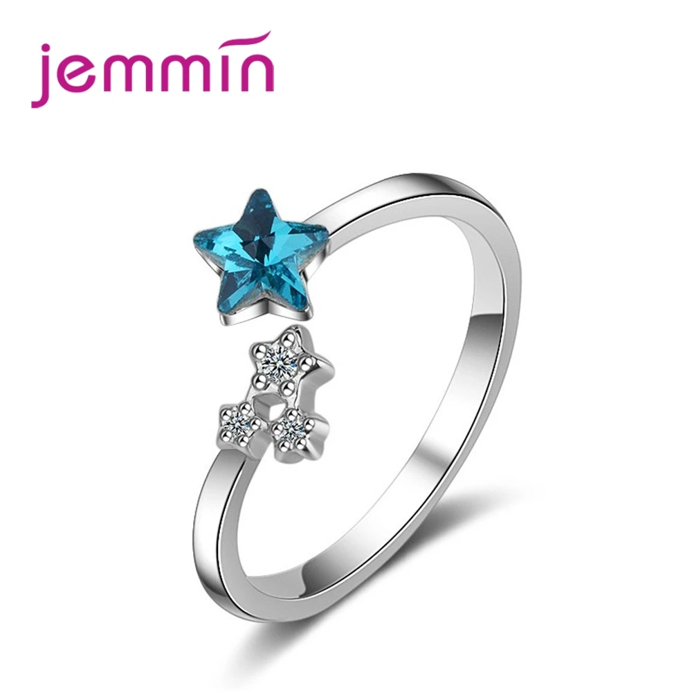 

Fashion Jewelry Accessory Women Lovely Design 925 Sterling Silver Open Rings For Bridal Trendy Finger Openning Rings
