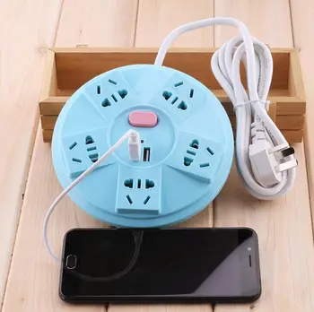 

Intelligent USB socket UFO UFO socket wiring board dormitory mobile phone charging socket wholesale
