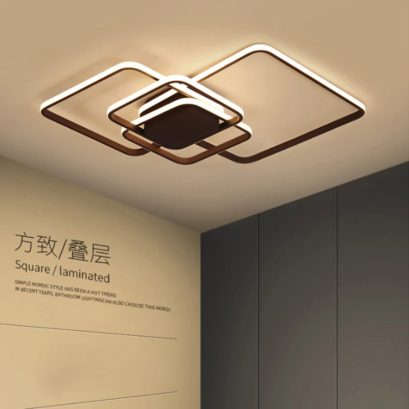 

LED chandelier lighting living room kitchen study aluminum ceiling chandelier Lustre bedroom decoration chandelier free shipping