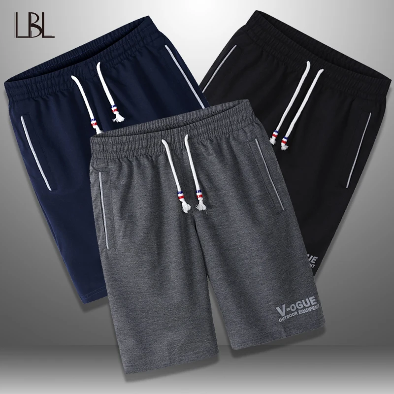 Летние мужские дышащие Шорты повседневные бордшорты мужские футболки Короткие шортики для пляжа Мужская спортивная одежда Finness одежда 6XL