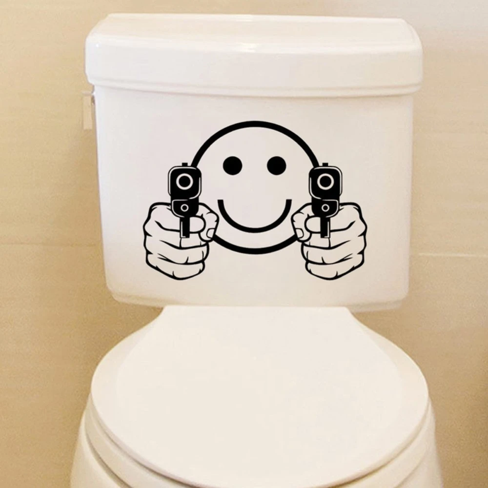 13x18cm 4 Buah Set Stiker Toilet Wajah Tersenyum Lucu Stiker Emoji Gun Diy Wallpaper Mural Tahan Air Vinil Dapat Dilepas D891 Toilet Sticker Sticker Muralsmiley Face Sticker Aliexpress
