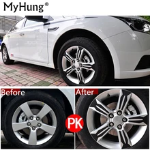 4D Carbon Fiber Car Wheel Hub Stickers Rim Sticker Decoration Special For Chevrolet Chevy Cruze 2009 To 2013 Car-Styling 20pcs