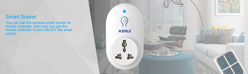 Kerui Smart розетка 220 В в ЕС AU Великобритания США бренд электрические розетки умный дом дистанционное управление