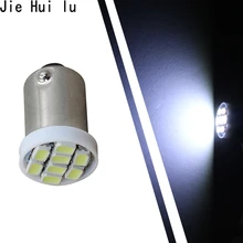 1 шт Высокое качество T4W BA9S 8 SMD 1206 светодиодный внутренний светильник 3020 8smd Клин автоматического Чтения Купол габаритный автомобильный фонарь 8 светодиодный AC/DC 12V