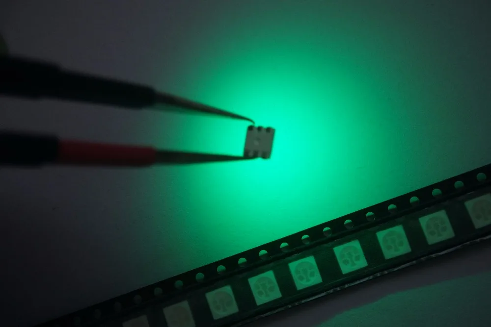 5050 RGB SMD LED 50 шт Красный Синий Зеленый SMT PLCC 6 светильник CHIPS светоизлучающие диоды
