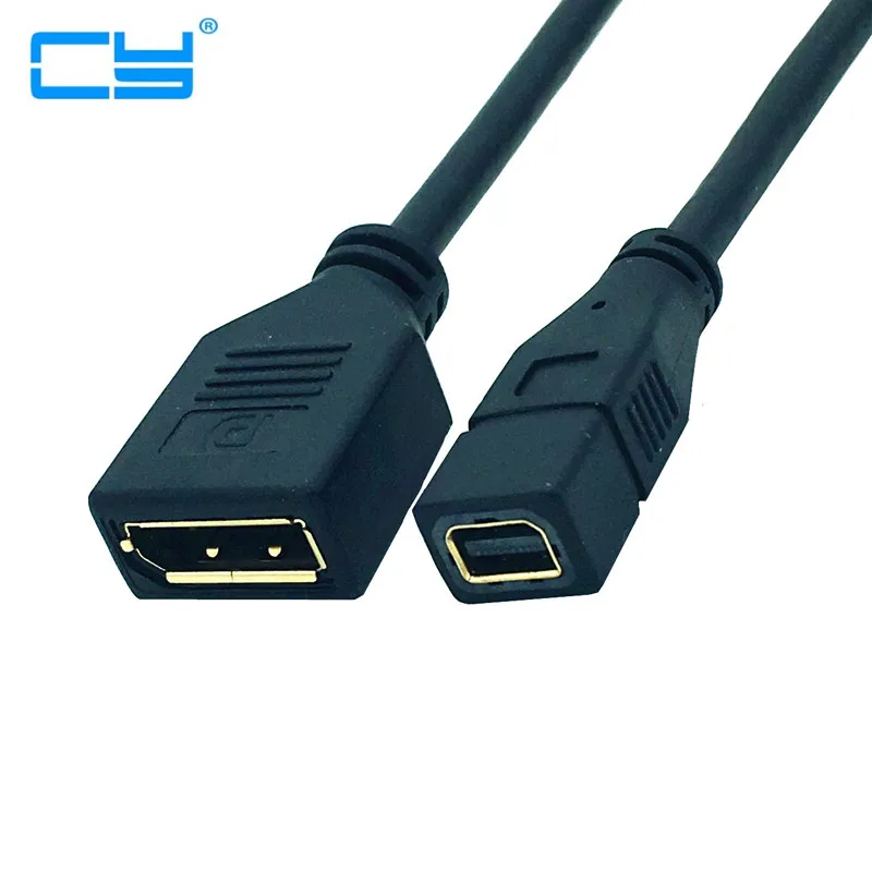 

Mini DP DisplayPort удлинитель «Мама-мама» Cable 0,3 m 30cm