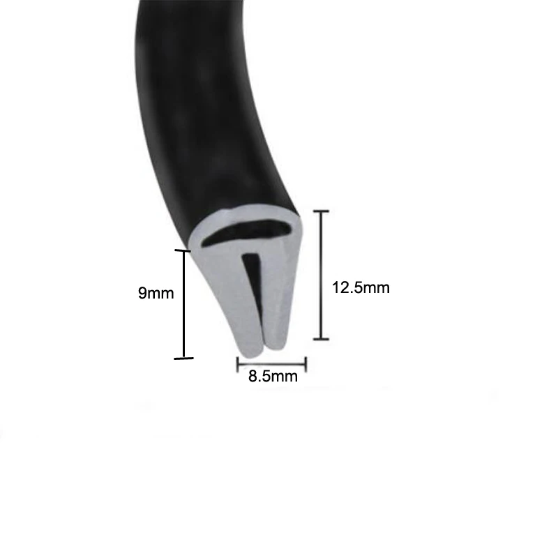 U канальная резина, обшивка края, уплотнительная прокладка, защита двери автомобиля, резиновая уплотнительная прокладка