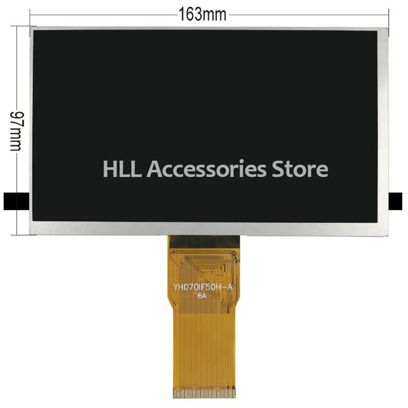 

Free shipping 7'' inch YH070IF50H-A LCD Display Matrix TABLET YH070IF50H-A 163*97mm TFT LCD Display Screen Panel 800*480
