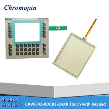 

6AV6642-0DC01-1AX0 6AV6642-0DC01-1AX1 6AV6551-2HA01-1AA0 Touch Screen Glass with Membrane Keyboard Switch for OP177B HMI Repair