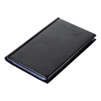 

1pcs Leather Name Card Holder Large Capacity Business Card Holder Portable Business Gift Black