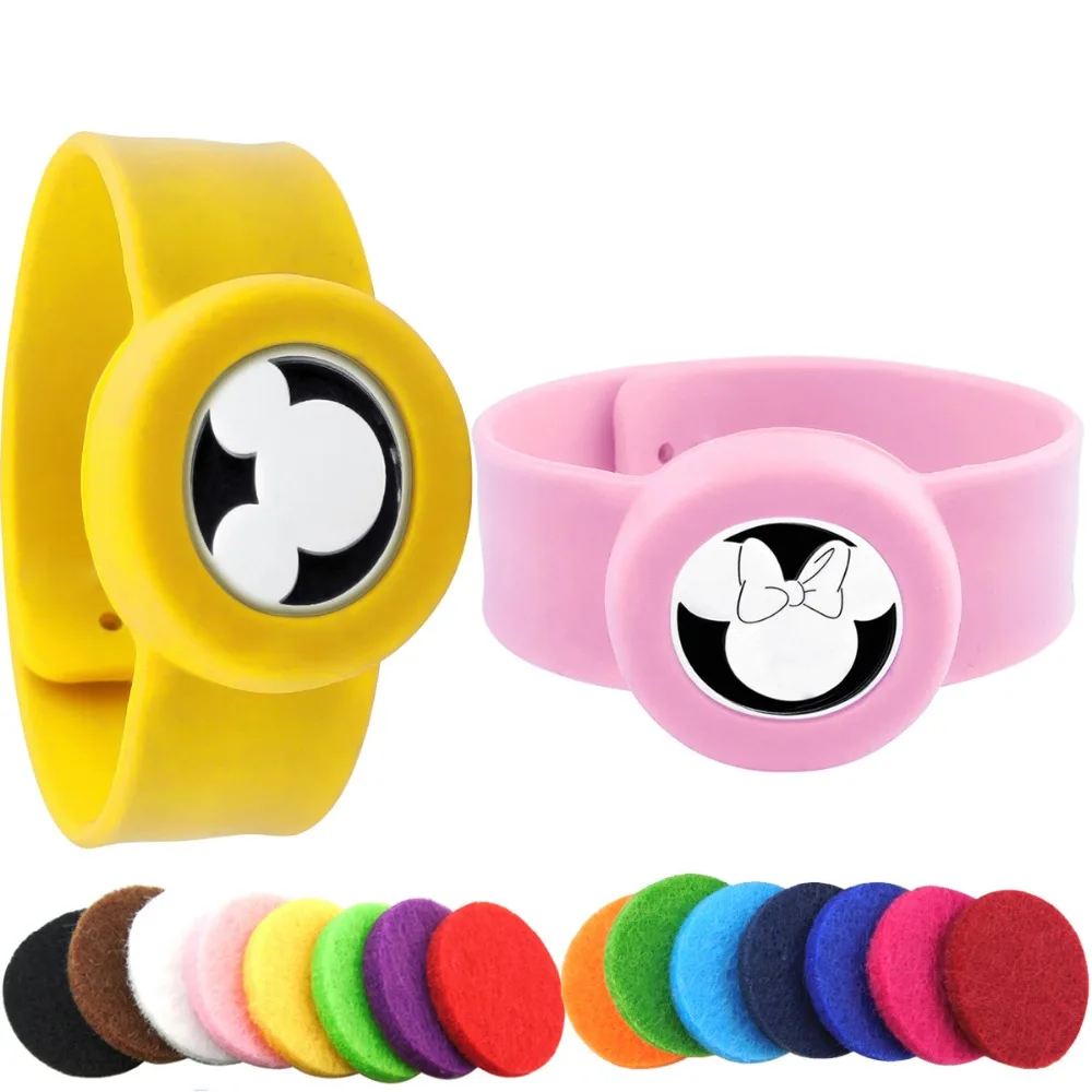 

New Summer Kid Adjustable Mosquito Repellent Bracelet Essential Oil Diffuser Bracelet Children Men Women Aroma Silicone Bracelet