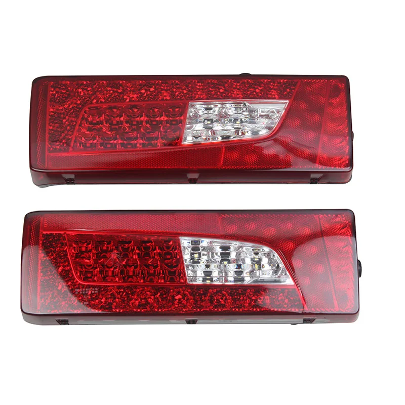 

1Pair 24V Truck LED Rear Tail Lights Stop Turn Signal Lamp for SCANIA Truck Trailer Caravan