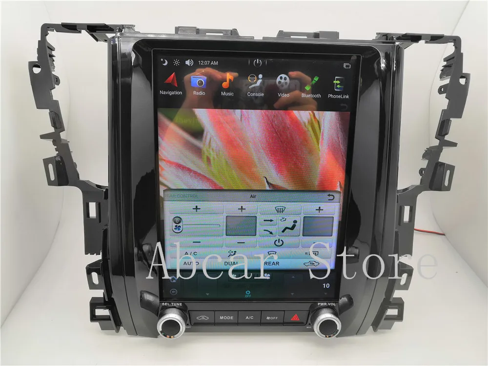 Perfect 12.1 Tesla style Android 8.1 Car dvd player GPS Navigation For Toyota alphard Vellfire 30 series 2015-2018 multimedia radio PX6 3