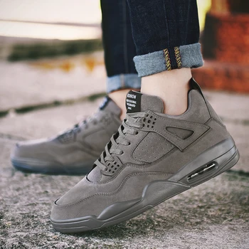 

Spring Autumn Nice Leisures Fashion Lace-up Soft Casual Shoes Men High Quality Male Boots Sweat Absorption Adult Botas De Hombre