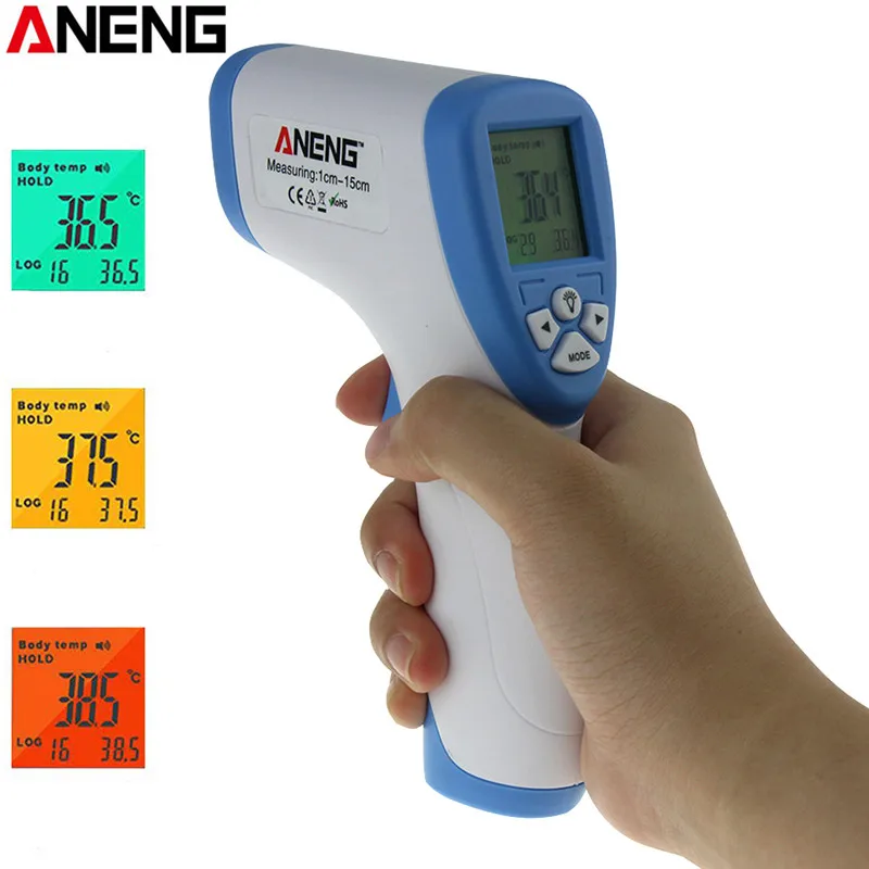 ANENG AN201 Digital Thermometer Infrared Baby Adult Non ...