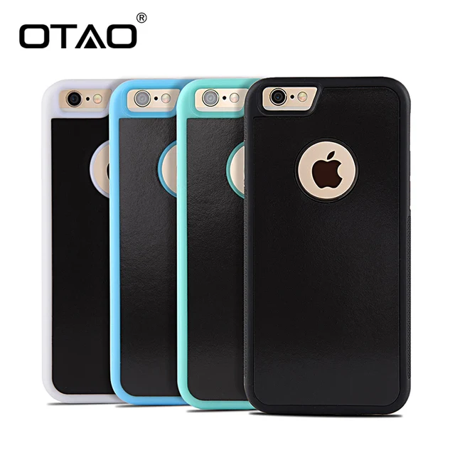 US $2.07 OTAO Anti Gravity Phone Bag Case For iPhone X 8 7 6S Plus Antigravity TPU Frame Magical Nano Suctio