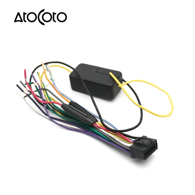 atocoto car power stereo radio wire harness with fuse cable Pioneer Car Stereo Wiring Colors atocoto car power stereo radio wire harness with fuse cable connector adapter for pioneer deh p8600mp p8450mp p860mp p960mp