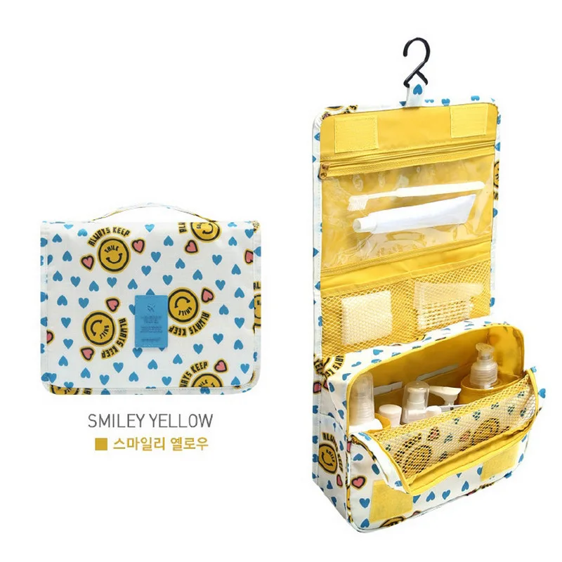 عالية الجودة النساء الرجال شنقا التجميل أكياس للماء كبيرة السفر الجمال التجميل حقيبة النظافة الشخصية مقسم حقيبة