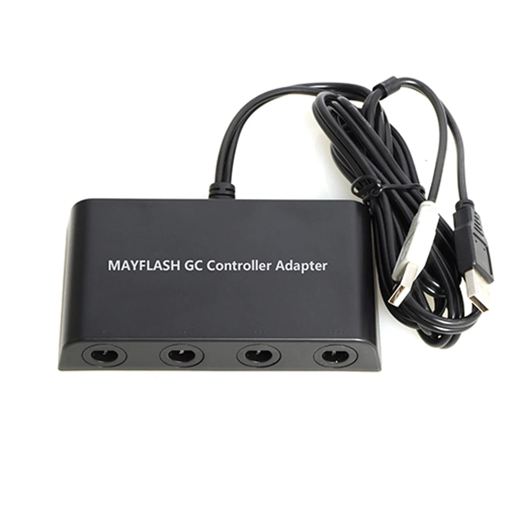 10 Pcs 4 Porte Player Per Gamecube G-C Adattatore Controller Per Wii-U Per Interruttore Ns O Pc Convertitore Adattatore