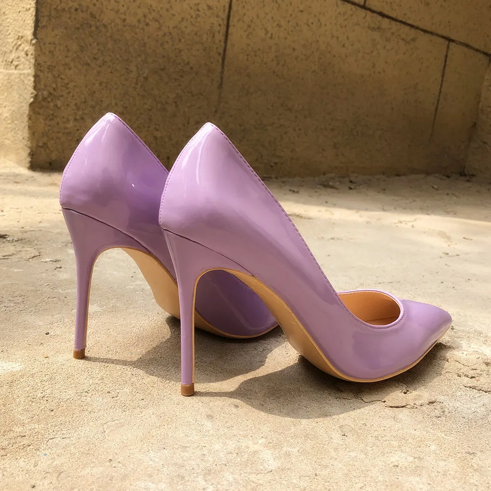 Veowalk Classic Design Women Pointed Toe High Heel Shoes Elegant OL ladies Fashion Slip on Pumps Woman Stilettos Light Purple Veowalk Classic Design Women Pointed Toe High Heel Shoes Elegant OL ladies Fashion Slip on Pumps Woman Stilettos Light Purple