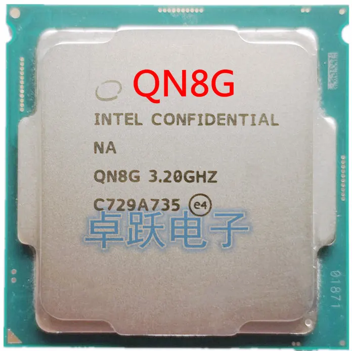 QN8G i7 8700 К ES Процессор INTEL core 6 12 нитей 3,2 ГГц, Поддержка Z370 и другие восемь поколения Материнские платы, не поднимайте доски