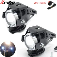 for Motorcycle LED Headlight Fog Light 125W 3000LM U5 Waterproof Driving Spot Head Lamp Switch Moto Accessories 12V 6000K for Motorcycle LED Headlight Fog Light 125W 3000LM U5 Waterproof Driving Spot Head Lamp Switch Moto Accessories 12V 6000K