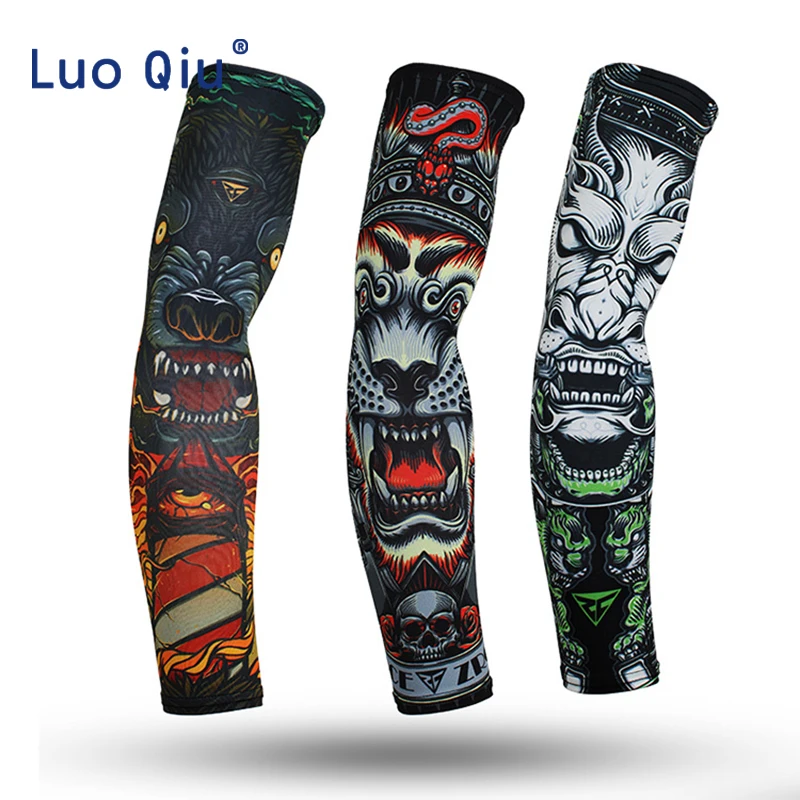 Cycling Sleeves Printed Armwarmer MTB Bike Bicycle Sleeves Arm warmer