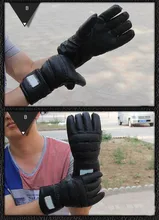 GLV1005 PU leather winter warm font b gloves b font outdoor riding driving motorcycle water and