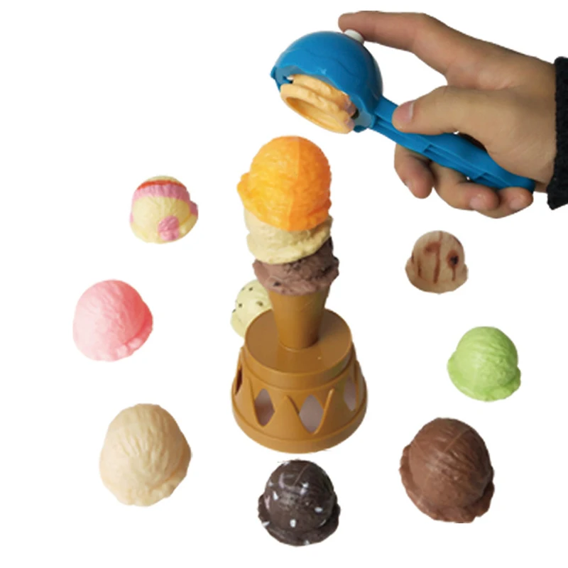 Ice cream stack up jogar torre brinquedos educativos presente de natal para  crianças simulação de brinquedo de alimentos crianças sorvete fingir jogar  jogo de tabuleiro - AliExpress