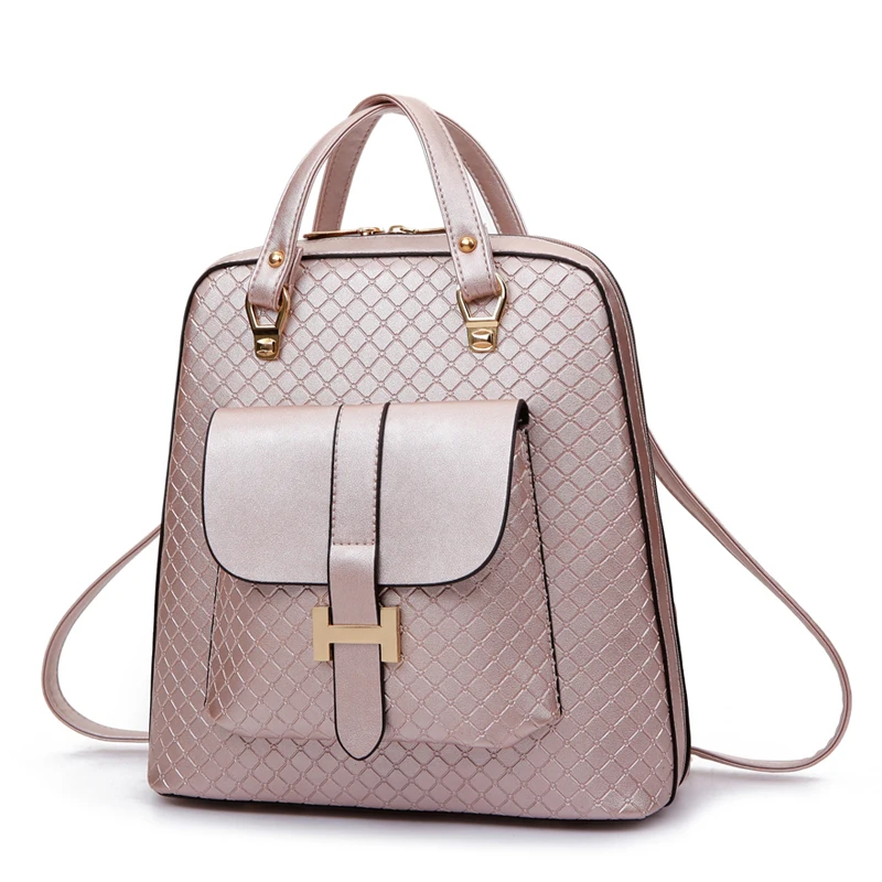 2016 New Design School Backpack Korea Bag Fashion Nice look Women Backpack High Quality PU Leather