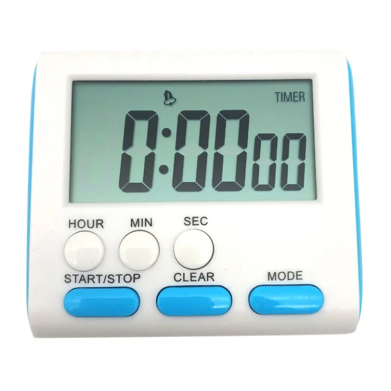 Multifunctional Digital Kitchen Timers AAA Battery Operated with Magnet and Stand Large Digits For Baking Study Beauty