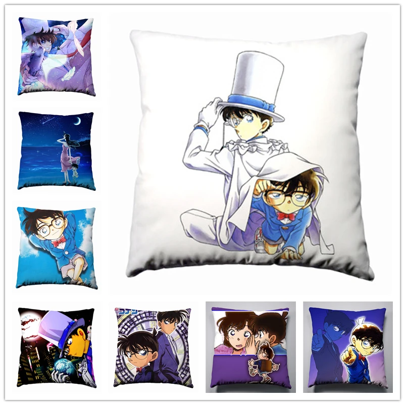 

Anime Manga Detective Conan 40x40cm Pillow Case Cover Seat Bedding Cushion