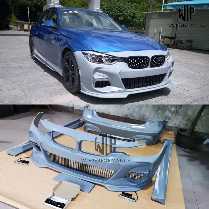 Комплект кузова F30 F35 из АБС пластика передний бампер боковые юбки для BMW сменный