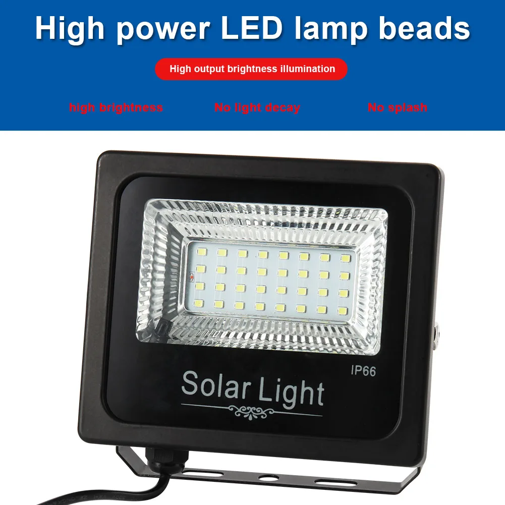 

LED Flood Light Outdoor Spotlight Solar Floodlight Remote Control Lights Waterproof JDH99