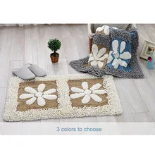 Красивый Цветочный Коврик, напольный ковер абсорбирующий анти-скольжение дверь кухни, ванной коврик для гостиной домашний текстиль