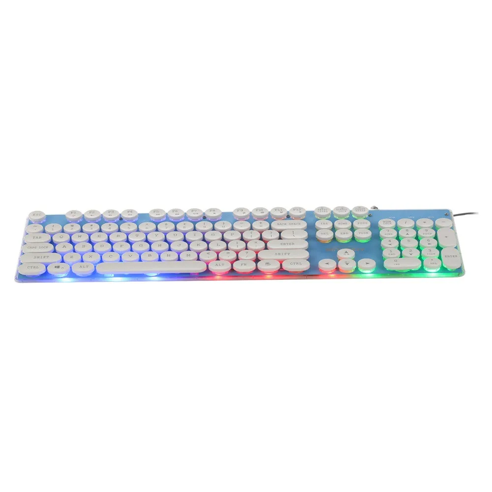 Светодиодный usb кабель VOBERRY Color Crack с подсветкой ПК радужная игровая клавиатура в