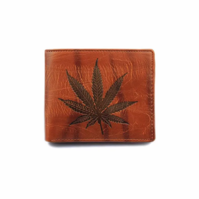 

Fashion Leaf Magic Wallet Men Leather Card Cash Receipt Holder Organizer Wallet Purse Luxury Wallet Cards Quality Guarantee