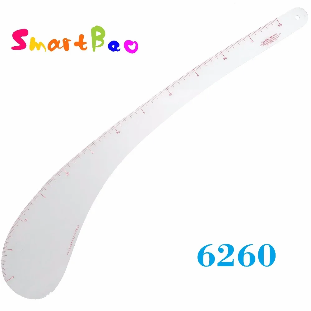 60cm Sewing Measuring Tailoring Curve Ruler, Thin French Curve Ruler