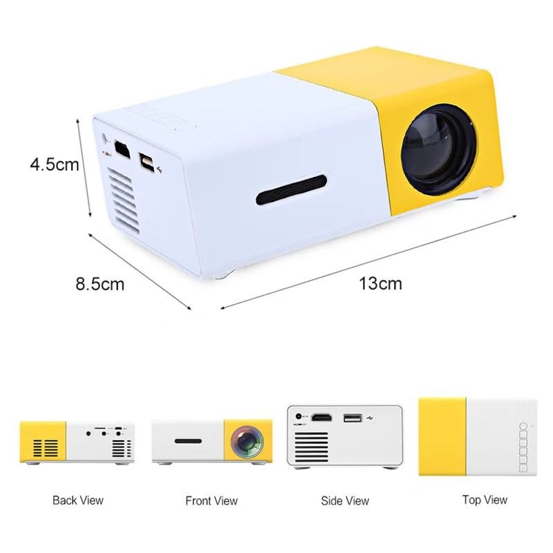الأصلي YG300 جهاز عرض صغير جهاز عرض LED بتقنية عالية الوضوح 500LM الصوت HDMI USB البسيطة YG-300 Proyector المسرح المنزلي مشغل الوسائط متعاطي المخدرات الأصلي YG300 جهاز عرض صغير جهاز عرض LED بتقنية عالية الوضوح 500LM الصوت HDMI USB البسيطة YG-300 Proyector المسرح المنزلي مشغل الوسائط متعاطي المخدرات