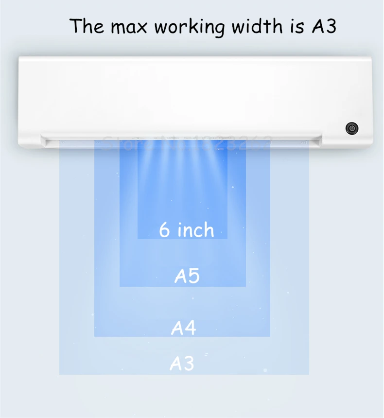 A3/A4 термоламинатор в один клик для быстрого разогрева бумажных фотоламинаторов A3 мини-ламинатор для домашнего офиса