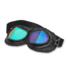 Retro Vintage Motorcycle Goggles Motocross Moto WWII Pilot Goggles Aviator Jet For Harley Retro Motorcycle Glasses Vintage