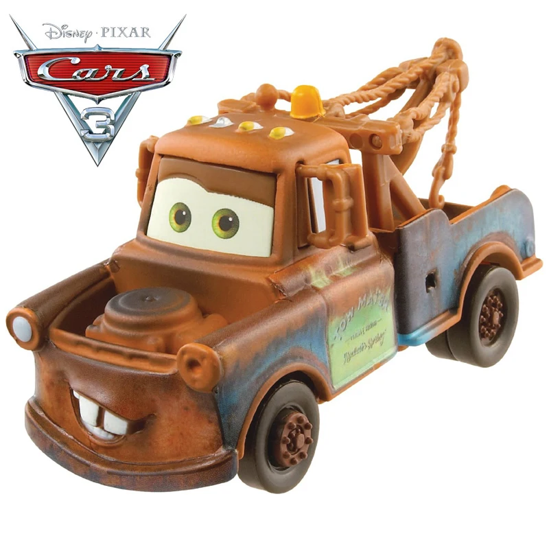 1:55 disney Pixar Cars 3 Tow Mater Lightning McQueen сплав модели автомобилей милая игрушка лучший подарок на день рождения для детей