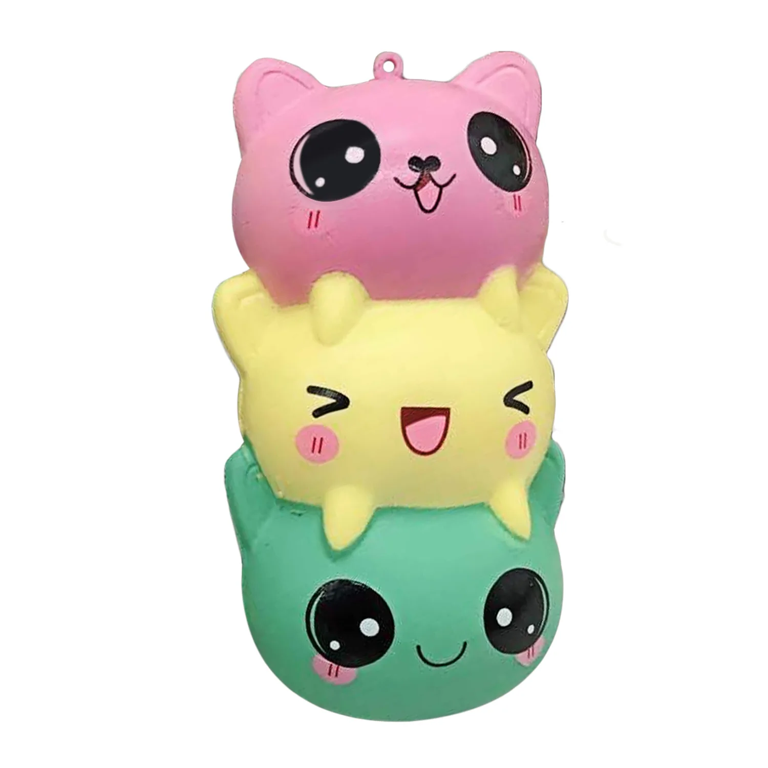 Besegad 11,5 см Kawaii Kitty Panda Kat кошка Медведь Squishy Squishi игрушка замедлить рост для снимает стресс беспокойство украшения реквизит