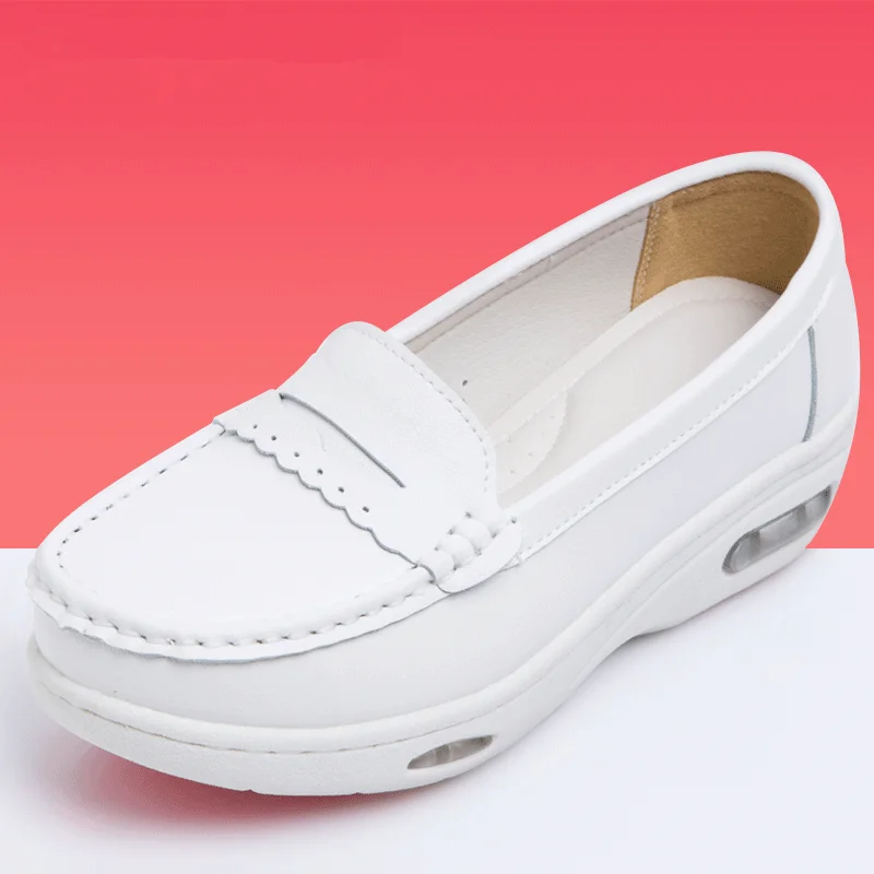Mocassins Slip Automne 2018 Été Femme Sur Casual Cutout Infirmière Sneakers floral Appartements Lace White Pour Femmes Blanc White White Plate forme Marche smooth Dames Chaussures P8qzd